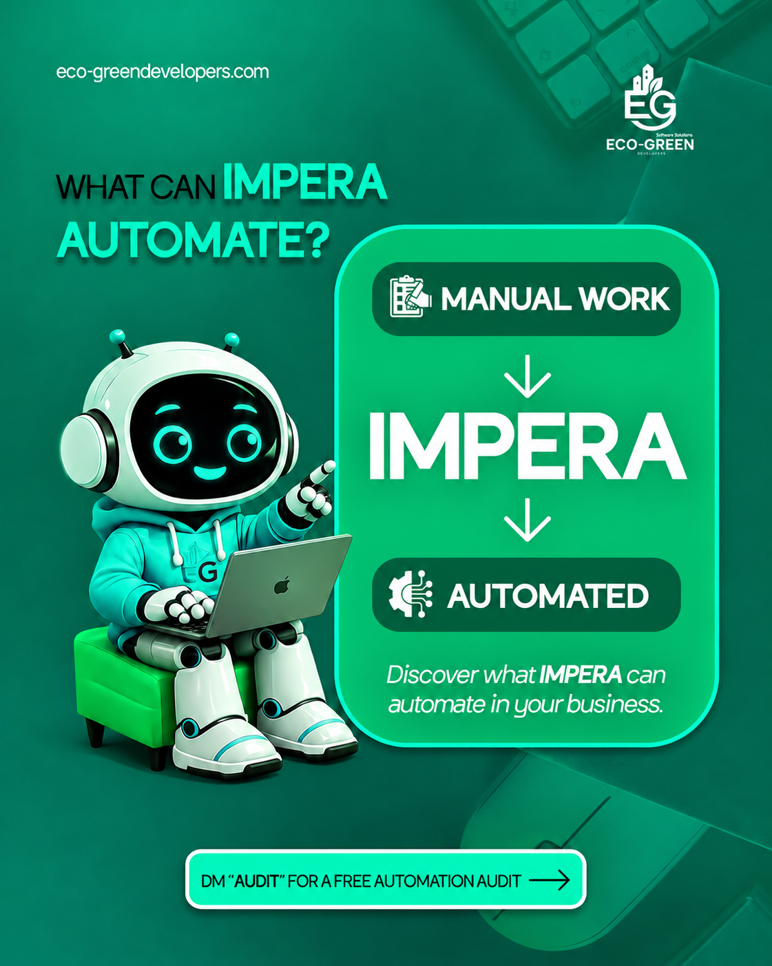 What Impera can automate, from manual work to automated business processes